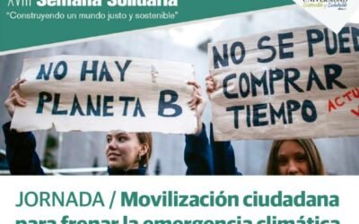 Jornada ‘Movilización ciudadana para frenar la emergencia climática’