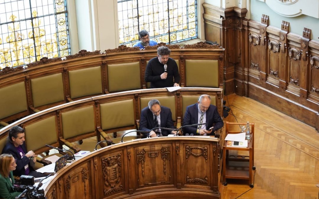 Intervención COODECYL en Pleno Ayuntamiento de Valladolid para apoyar la construcción del centro de acogida para personas refugiadas en Valladolid