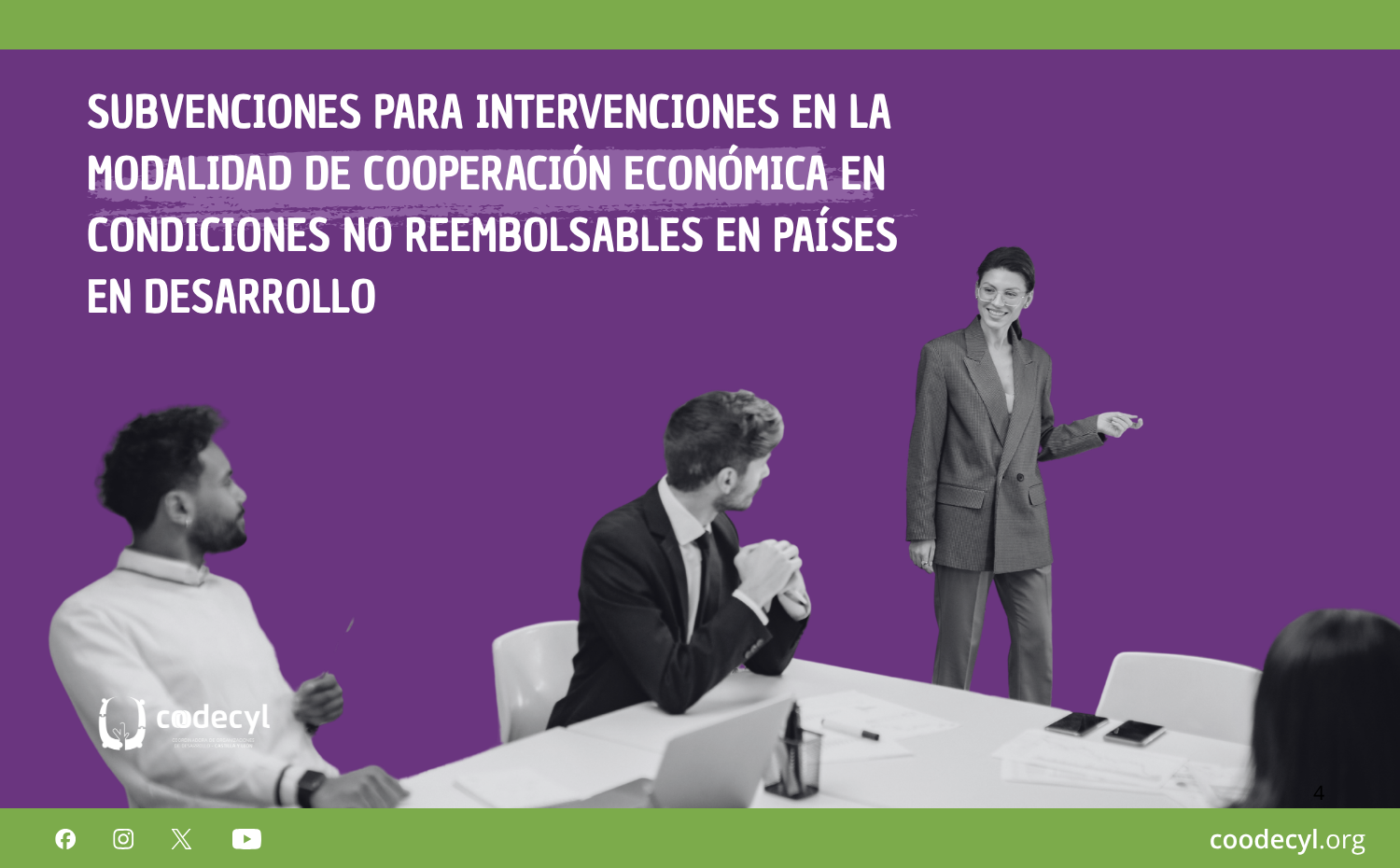 Subvenciones para intervenciones en la modalidad de cooperación económica en condiciones no reembolsables en países en desarrollo: proyectos de desarrollo, microproyectos y microacciones complementarias en el exterior (2026) JCYL