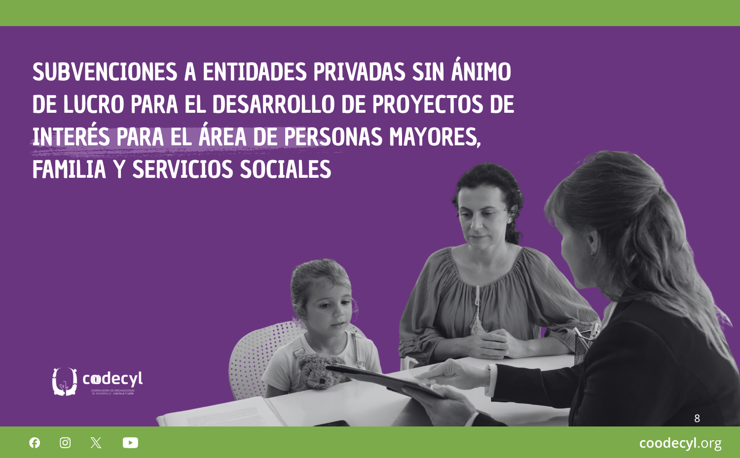 Subvenciones a entidades privadas sin ánimo de lucro para el desarrollo de proyectos de interés para el Área de Personas Mayores, Familia y Servicios Sociales en el ejercicio 2026. EDUCACIÓN PARA LA CIUDADANÍA GLOBAL.