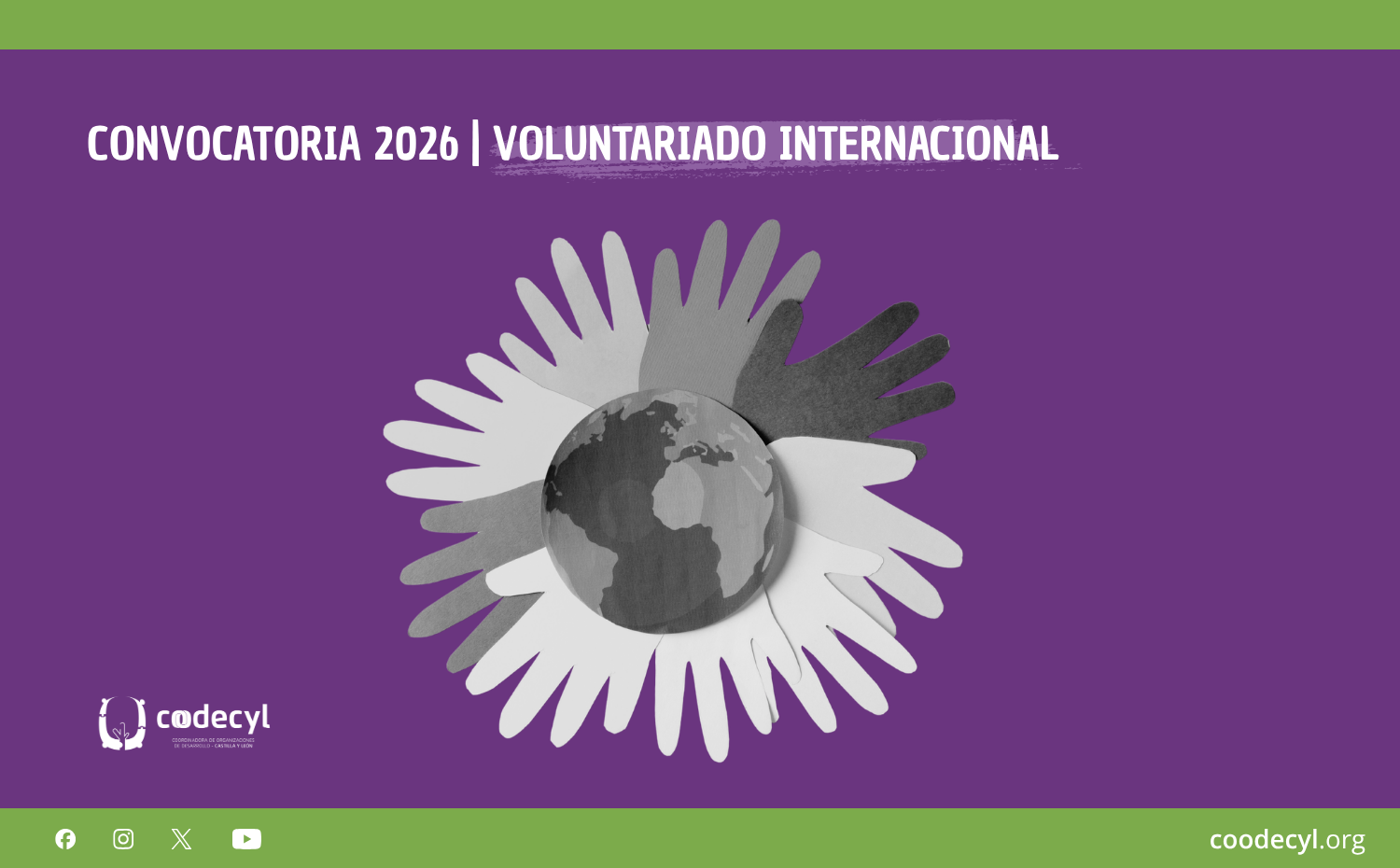Convocatoria 2026 | Voluntariado internacional
