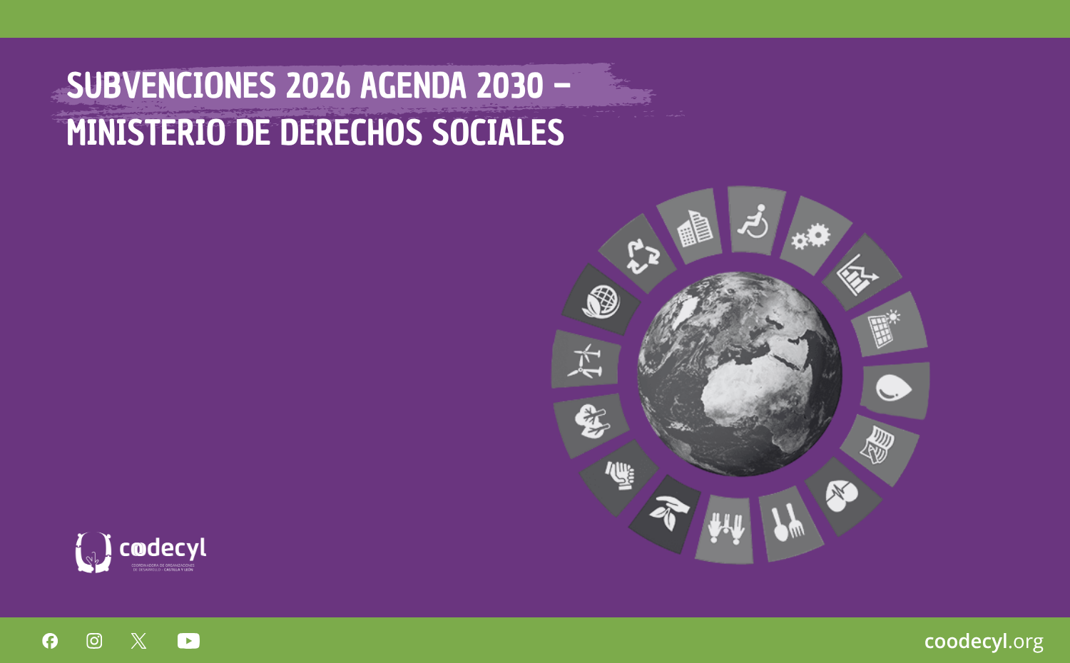 SUBVENCIONES 2026 Agenda 2030 – Ministerio de Derechos Sociales