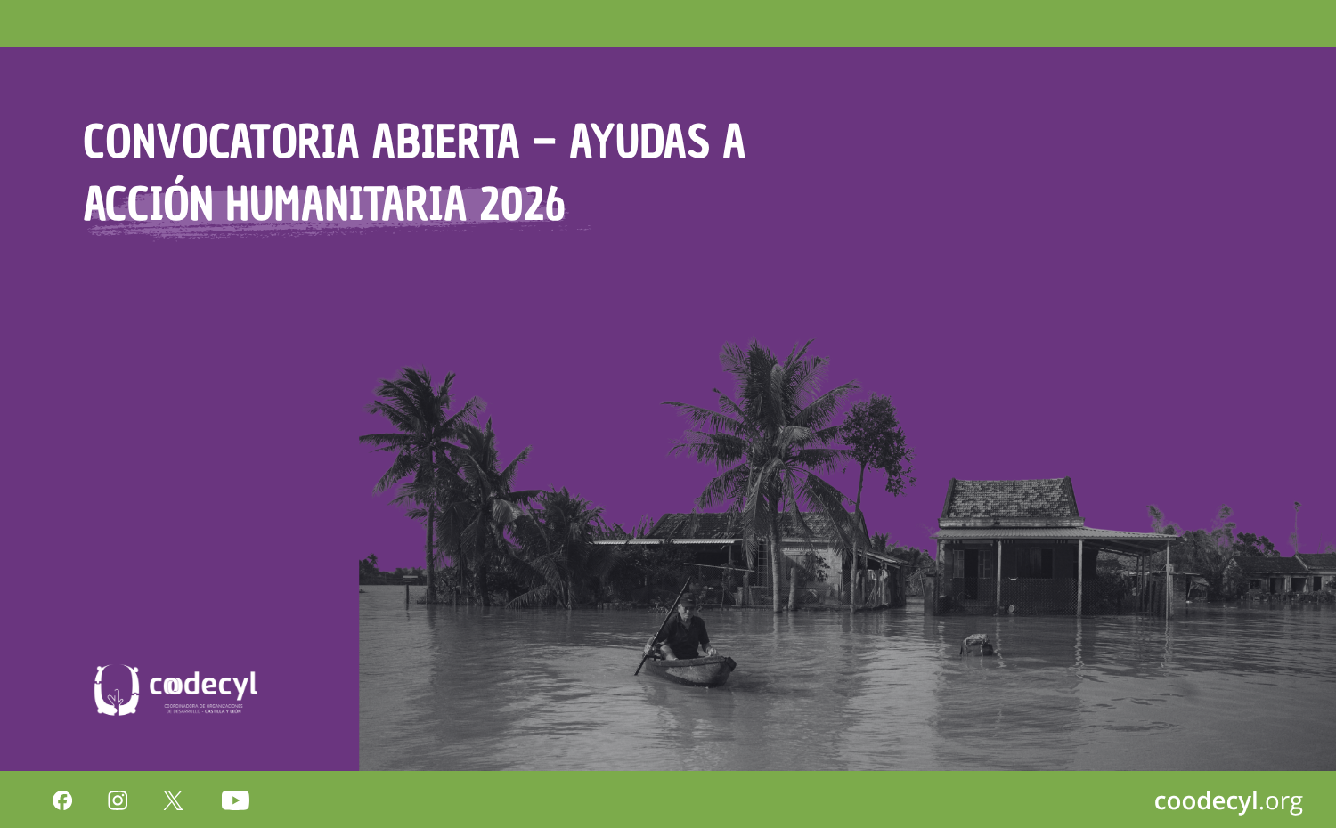 Subvenciones Acciones Humanitarias de Emergencia en el Ámbito internacional, Ayuntamiento de Burgos 2026