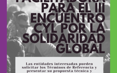 COODECYL busca entidad facilitadora para el III Encuentro Castilla y León por la Solidaridad Global