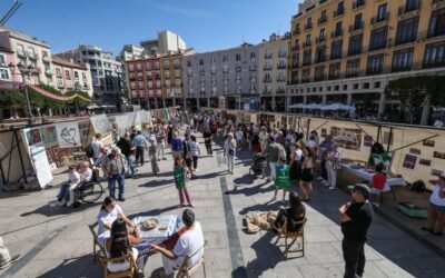 Las ONGD de Burgos reivindican la solidaridad y visibilizan su trabajo en la Plaza Mayor